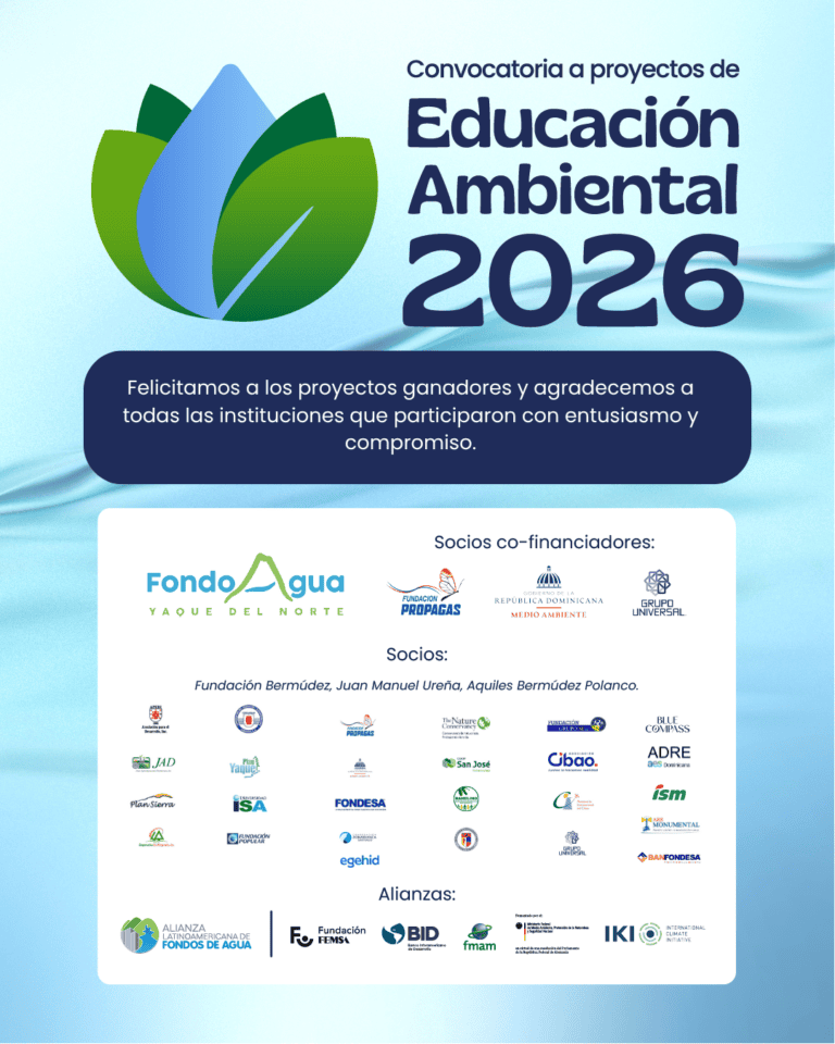 Ganadores de la 8.ª Convocatoria de Educación Ambiental en el Día del Río Yaque del Norte